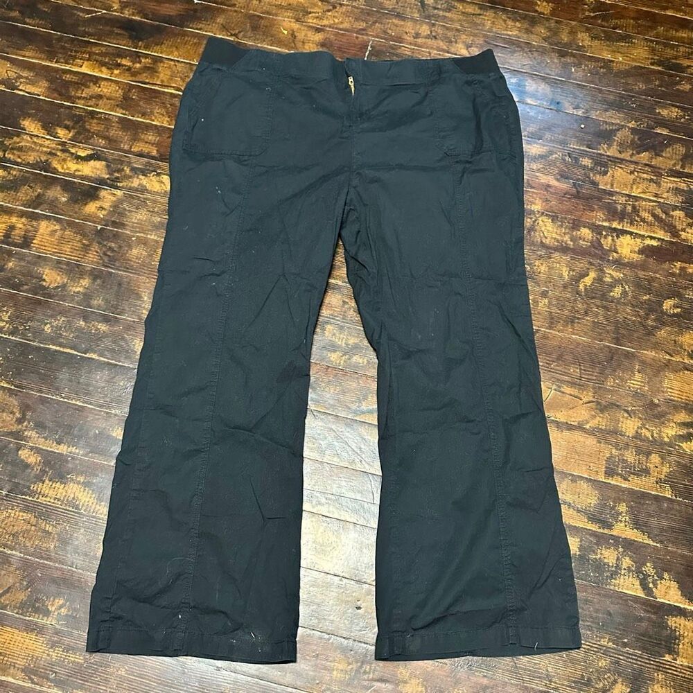 Torrid black parachute straight leg 5x minimalist pants